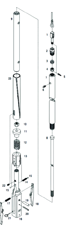 NWL Overshot Assembly